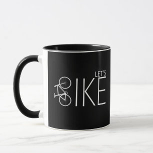 Motivational mountain biking quotes mug