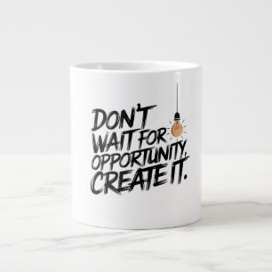 motivational mug, inspirational  giant coffee mug
