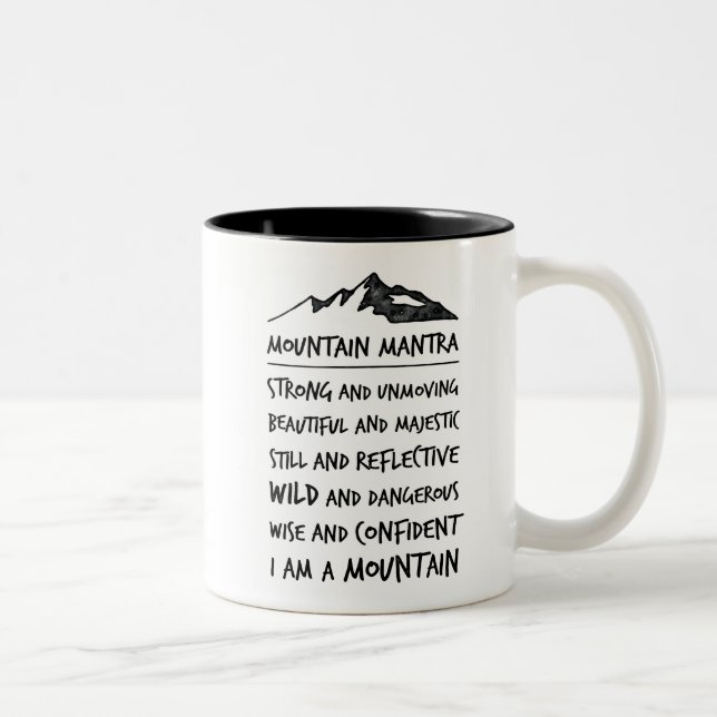 Motivational Mug - Mountain Mantra (Right)