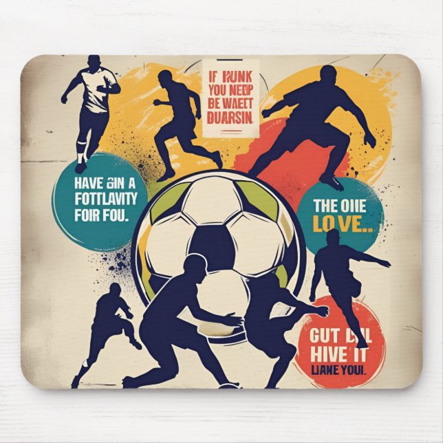 Motivational multi color mouse pad (Front)