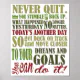 Motivational: Never Quit Poster | Zazzle
