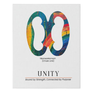 Motivational Nkonsonkonson Stretched Canvas