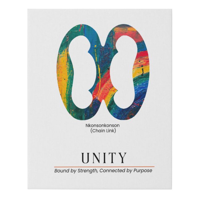 Motivational Nkonsonkonson Stretched Canvas (Front)