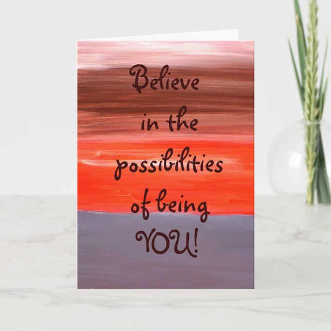 Motivational Note Card (Front)