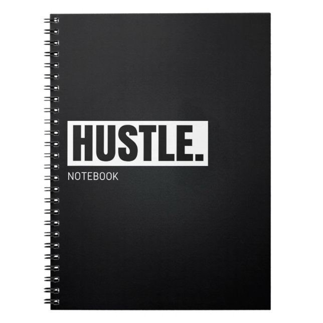 Motivational Notebook: Hustle Notebook (Front)