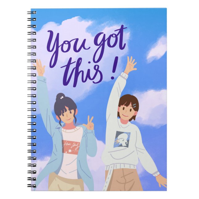 Motivational Notebook: "You Got This" Notebook (Front)