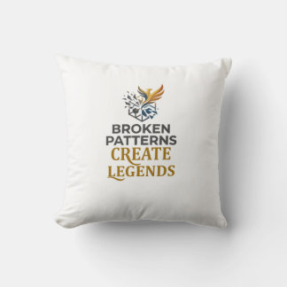 Motivational Phoenix Throw Pillow Product Descript