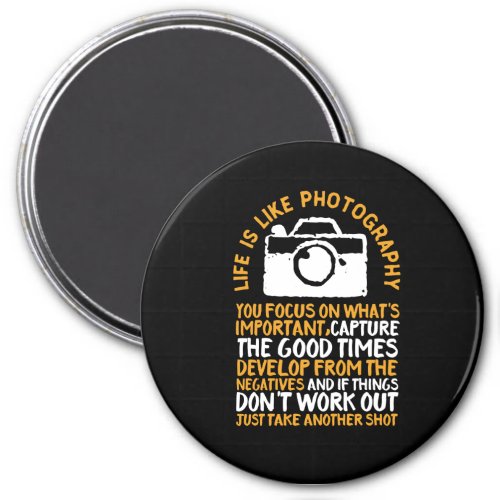 Motivational Photography Focus On Whats Important Magnet