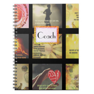 Motivational Pictures and Slogans Netball Theme Notebook