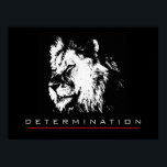 Motivational Pop Art Lion Poster Print<br><div class="desc">Roaring Lion Digital Artwork - Lion Head Computer Animal Art - College Pop Art - Wild Big Cats Computer Images</div>