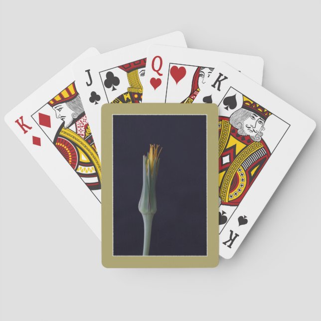 Motivational Portrait, Spring Floral Hidden Beauty Poker Cards (Back)
