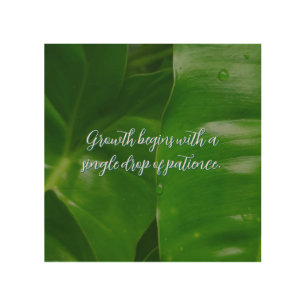 Motivational positive customizable wood wall art