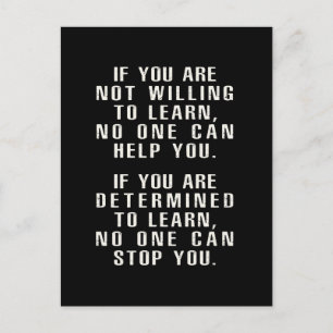 Motivational , Positive Quotes, Positive Sayings Postcard