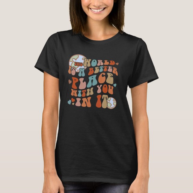 MOTIVATIONAL POSITIVE RETRO QUOTE AFFIRMATION STRO T-Shirt (Front)