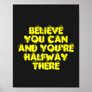 Motivational Positivity Success Quotes Poster