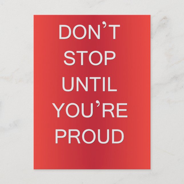 Motivational Postcard (Front)