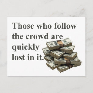motivational postcard