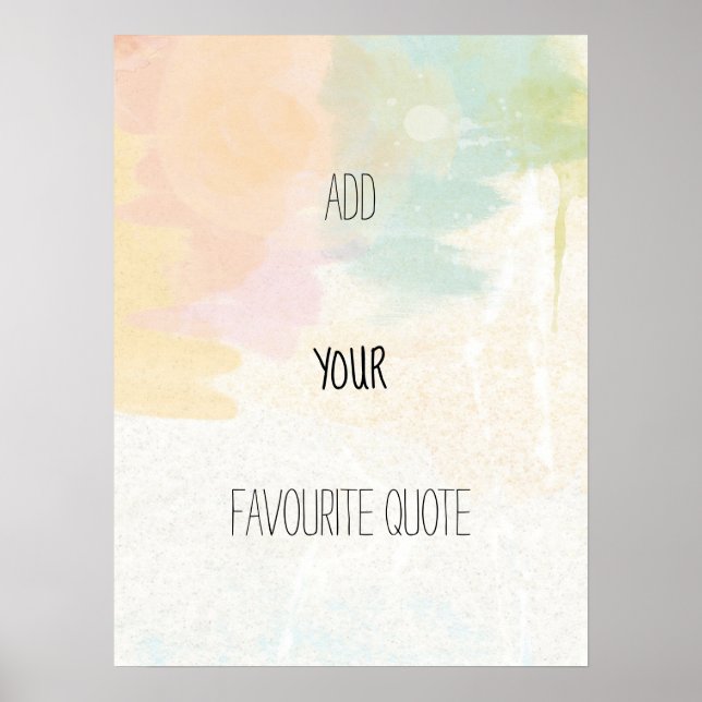 Motivational poster (Front)