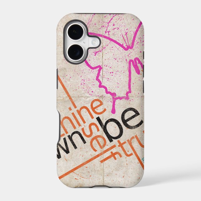 Motivational Poster Iphone Case (Back)