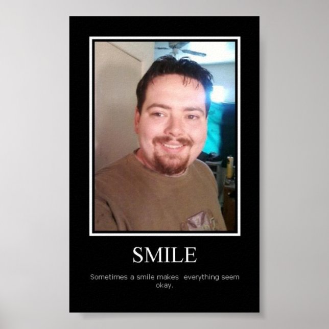 motivational poster smile (Front)