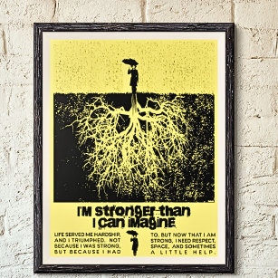 Motivational Poster, Strength strong woman  Poster