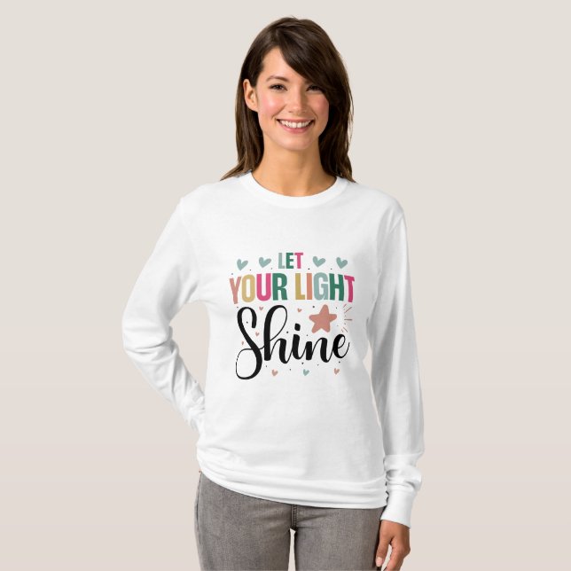 Motivational Postive Quote  T-Shirt (Front Full)