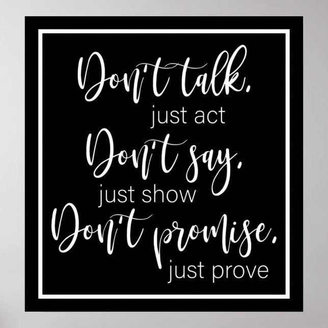 Motivational Print Value Poster Paper (Matte) (Front)