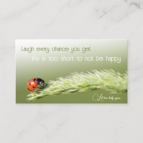 Motivational Psychologists and Psychotherapists Business Card