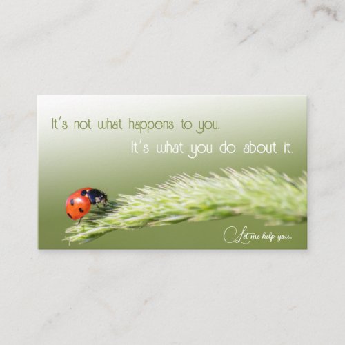 Motivational Psychologists and Psychotherapists Business Card