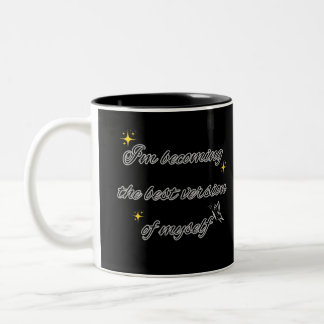 Motivational quotation mug design