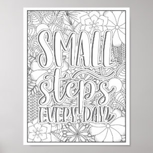 Coloring Page Posters for Sale