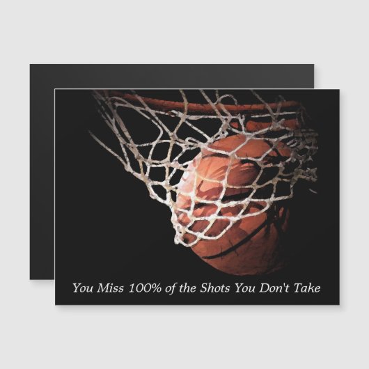 Motivational Quote Basketball (Front/Back)