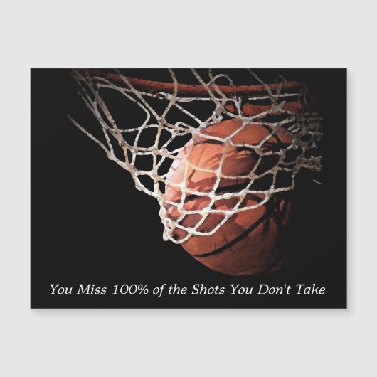 Motivational Quote Basketball (Front)