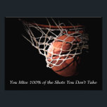 Motivational Quote Basketball Photo Print<br><div class="desc">I Love This Game. Popular Sports - Basketball Game Ball Image.</div>