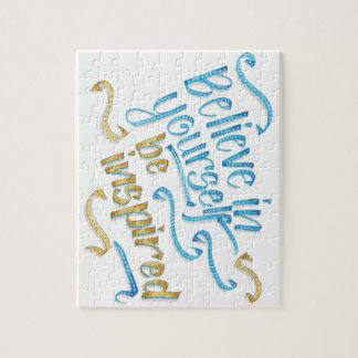 Motivational Quote - Believe in yourself Jigsaw Puzzle