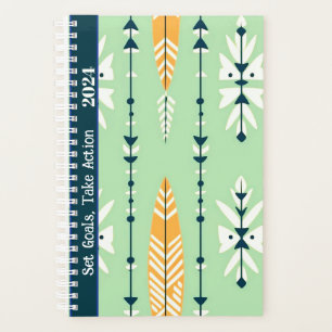 MOTIVATIONAL QUOTE BOHO PATTERN DESIGN PLANNER