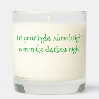 Motivational Quote Candle Gift
