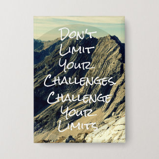 Motivational Quote: Challenge Your Limits Button
