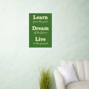 Motivational Quote custom color Wall Decal
