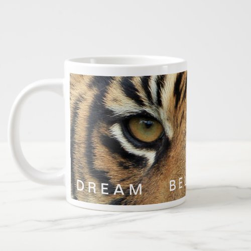 Motivational Quote Dream Believe Achieve Giant Coffee Mug