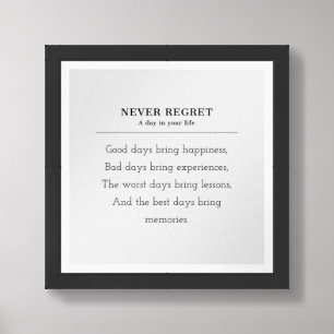 motivational quote elegant style minimalist poster