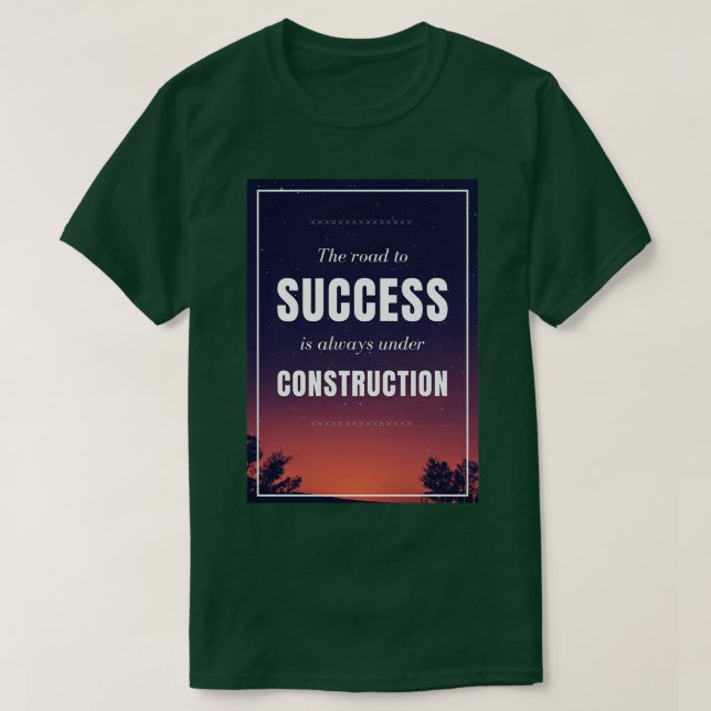 Motivational Quote for Teachers Mentors Students S T-Shirt (Design Front)
