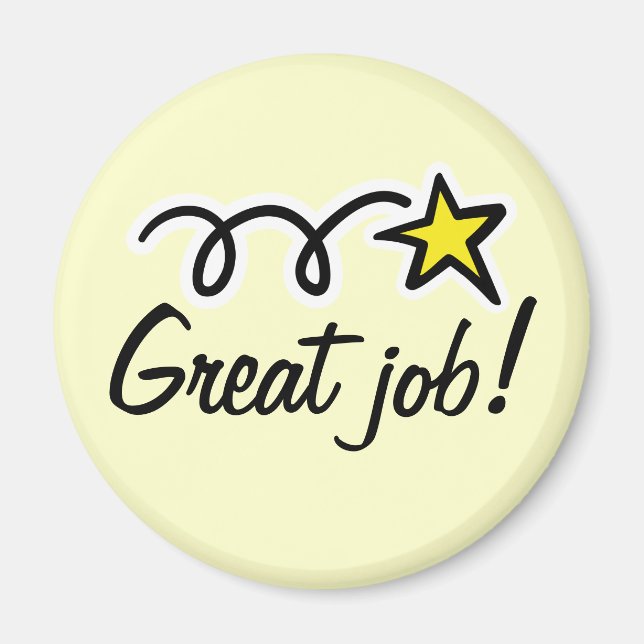 Motivational quote for thanking employees magnet (Front)