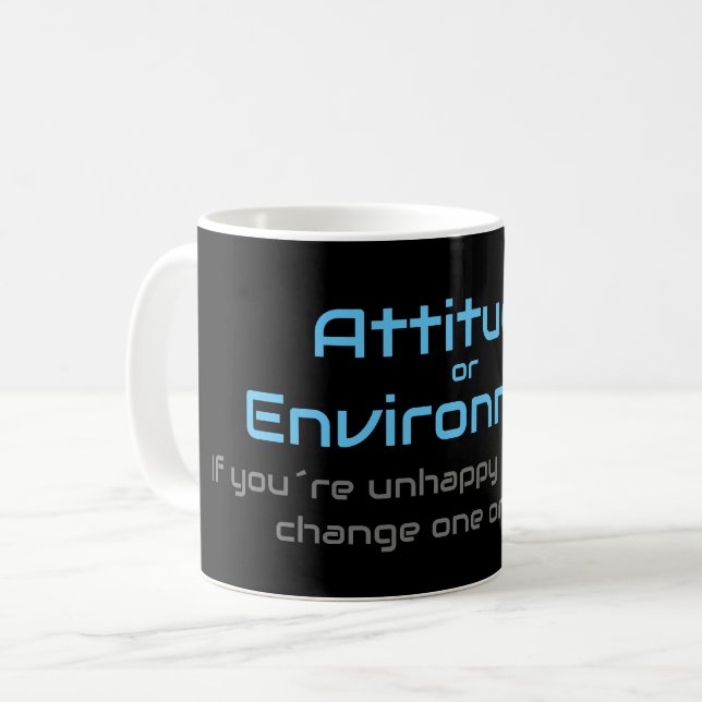 Motivational quote for your everyday mental health coffee mug (Front Left)