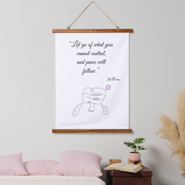 Motivational Quote  Hanging Tapestry (Bedroom)