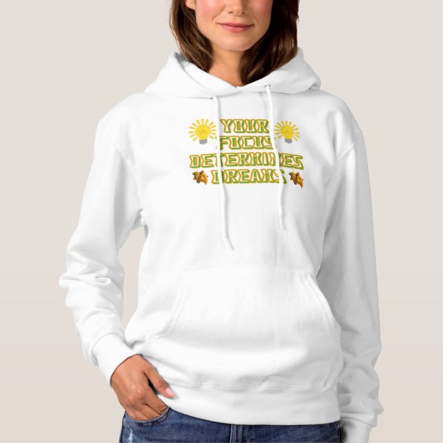 motivational quote hoodie (Front)