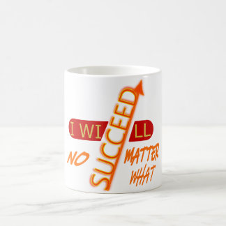 Motivational Quote I Will Succeed No Matter Color Morph Mug