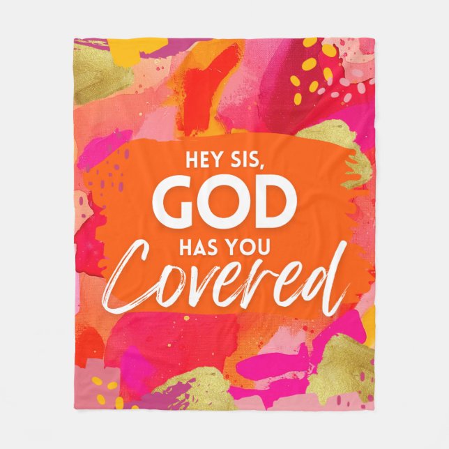 Motivational Quote Inspirational Abstract Blanket (Front)