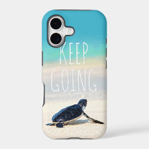 Motivational Quote Keep Going Turtle Beach Case-Ma iPhone 17 Case
