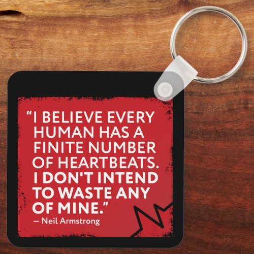 Motivational Quote Key Chain 